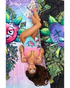 Scummy Bears MI+U - IVY BEAR (OG GREEN) - SOFT AF BLANKET