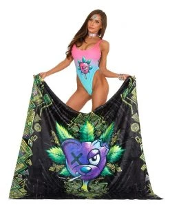 Scummy Bears MI+U - IVY BEAR (OG GREEN) - SOFT AF BLANKET