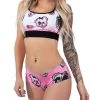 Scummy Bears BONDAGE BEARS (GOTH AF) - BOOTY SHORTS (BABYDOLL PINK)
