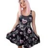 Scummy Bears BONDAGE BEARS (GOTH AF) - DRESS (BLACK) CLOTHES AND STUFF