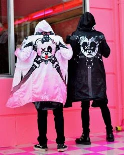 Scummy Bears CLOTHES AND STUFF BRATTY BEAR (GOTH AF) - CLOAK (BABYDOLL PINK) 14 Scummy Bears CLOTHES AND STUFF BRATTY BEAR (GOTH AF) - CLOAK (BABYDOLL PINK)