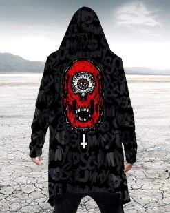 Scummy Bears CLOTHES AND STUFF POPSISKULLS - BLOODY RED - CLOAK