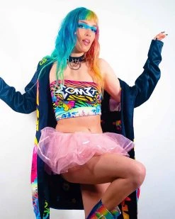 T-SHIRTS & TANKS COM3T X SCUMMY BEARS - SPACE KANDI - 4-WAY REVERSIBLE TUBE TOP