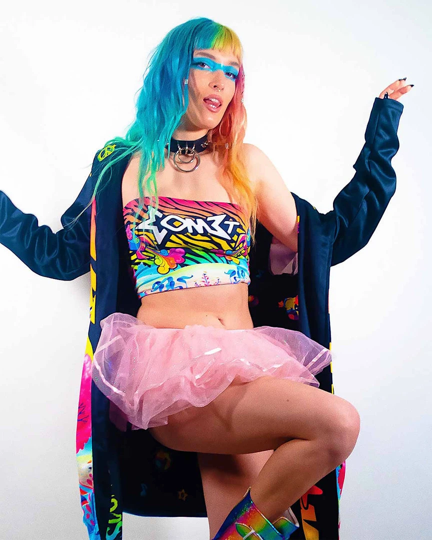 T-SHIRTS & TANKS COM3T X SCUMMY BEARS - SPACE KANDI - 4-WAY REVERSIBLE TUBE TOP 4 T-SHIRTS & TANKS COM3T X SCUMMY BEARS - SPACE KANDI - 4-WAY REVERSIBLE TUBE TOP