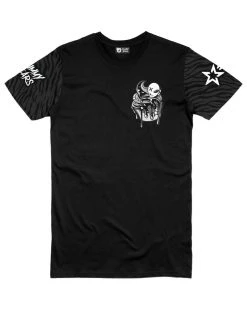 COM3T X SCUMMY BEARS - SPACE KANDI (ECLIPSE) - LONG TEE (STREET CUT) T-SHIRTS & TANKS