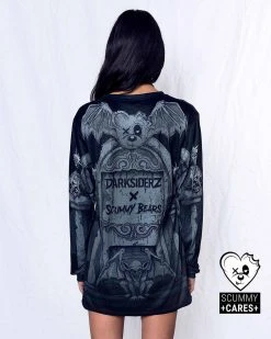T-SHIRTS & TANKS DARKSIDERZ X SCUMMY BEARS - DARK VISIONZ - LONG SLEEVE TEE
