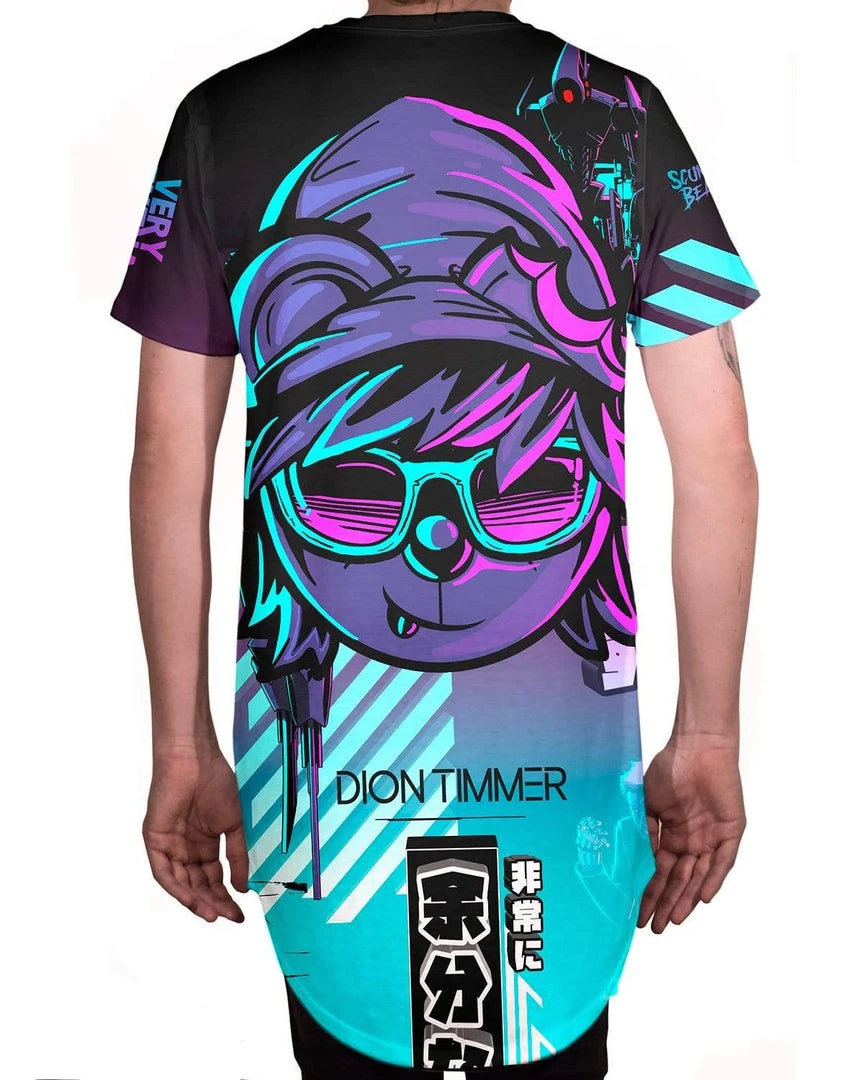 DION TIMMER X SCUMMY BEARS - FUTUREWAVE - LONG TEE CLOTHES AND STUFF 4 DION TIMMER X SCUMMY BEARS - FUTUREWAVE - LONG TEE CLOTHES AND STUFF