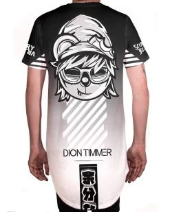 DION TIMMER X SCUMMY BEARS - GLITCHTECH - LONG TEE