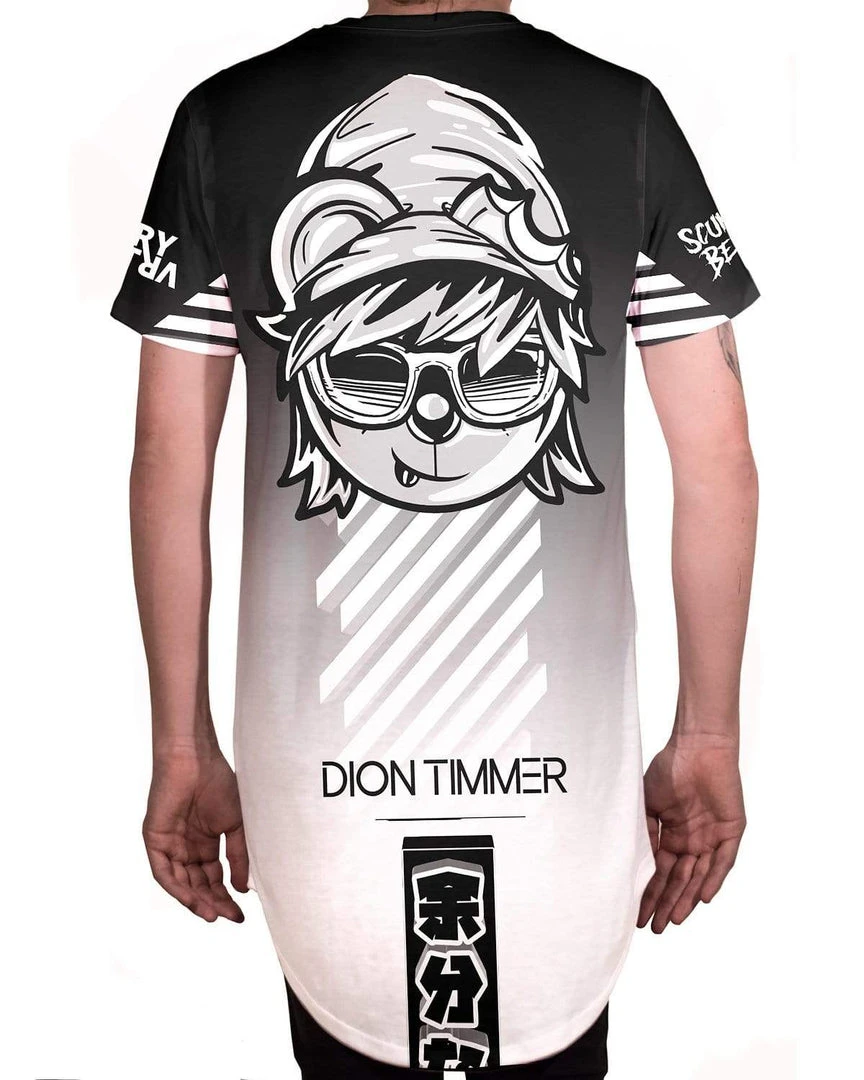 DION TIMMER X SCUMMY BEARS - GLITCHTECH - LONG TEE 4 DION TIMMER X SCUMMY BEARS - GLITCHTECH - LONG TEE