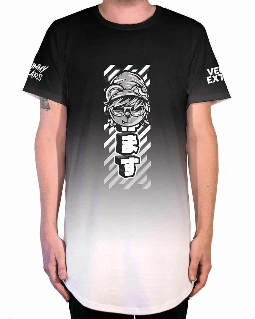 DION TIMMER X SCUMMY BEARS - GLITCHTECH - LONG TEE 3 DION TIMMER X SCUMMY BEARS - GLITCHTECH - LONG TEE