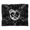 Scummy Bears GOTH BEAR (GOTH AF) - BLANKET (BLACK) ACCESSORIES
