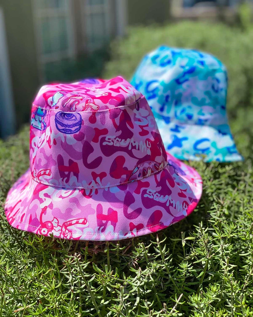 Reach MFG ACCESSORIES OISHI - GLAMOFLAGE (PINKU) - BUCKET HAT 4 Reach MFG ACCESSORIES OISHI - GLAMOFLAGE (PINKU) - BUCKET HAT