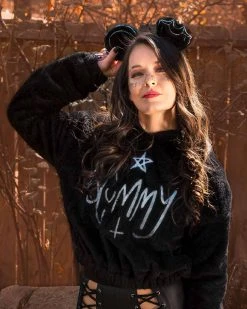 Scummy Bears SCUMMY EARS HEADBAND - FUZZY THINGZZ (BLACK)