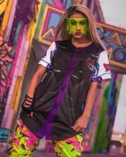 WAKAAN X SCUMMY BEARS - ANCIENT ALIENS - BASEBALL JERSEY CLOTHES AND STUFF