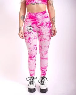 Scummy Bears GOTH AF - BRATTY BEAR - SCRUNCH BUTT LEGGINGS BOTTOMS & LEGGINGS