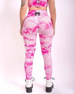 Scummy Bears GOTH AF - BRATTY BEAR - SCRUNCH BUTT LEGGINGS BOTTOMS & LEGGINGS