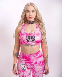 Scummy Bears GOTH AF - BRATTY BEAR - SPORTS BRA TOPS