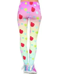 SCUMMY BEARS LOGO (PASTEL) - LEGGINGS
