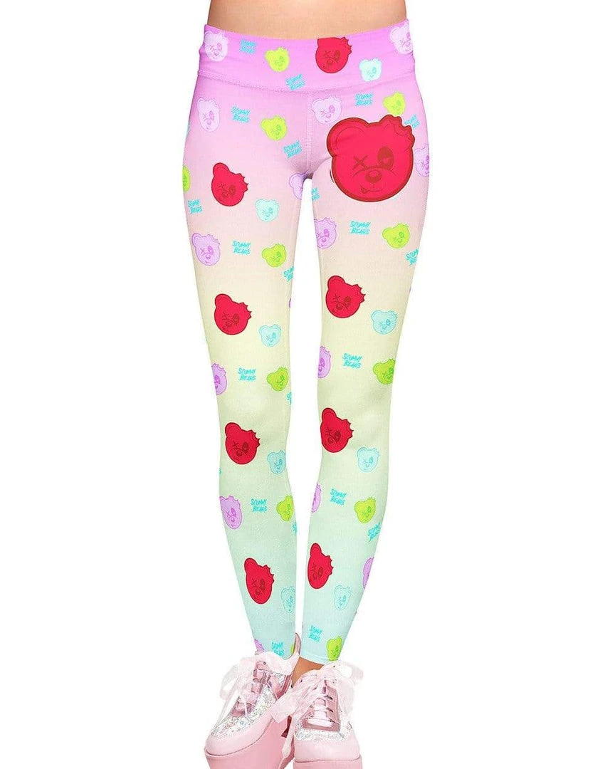 SCUMMY BEARS LOGO (PASTEL) - LEGGINGS 3 SCUMMY BEARS LOGO (PASTEL) - LEGGINGS