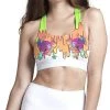 LIQUID STRANGER X SCUMMY BEARS - LAVA - SPORTS BRA 1 LIQUID STRANGER X SCUMMY BEARS - LAVA - SPORTS BRA