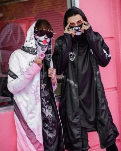 Scummy Bears ACCESSORIES GOTH BEAR (GOTH AF) - SEAMLESS MASK (BLACK)