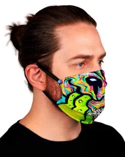 LIQUID STRANGER X SCUMMY BEARS - LAVA - FACE MASK ACCESSORIES