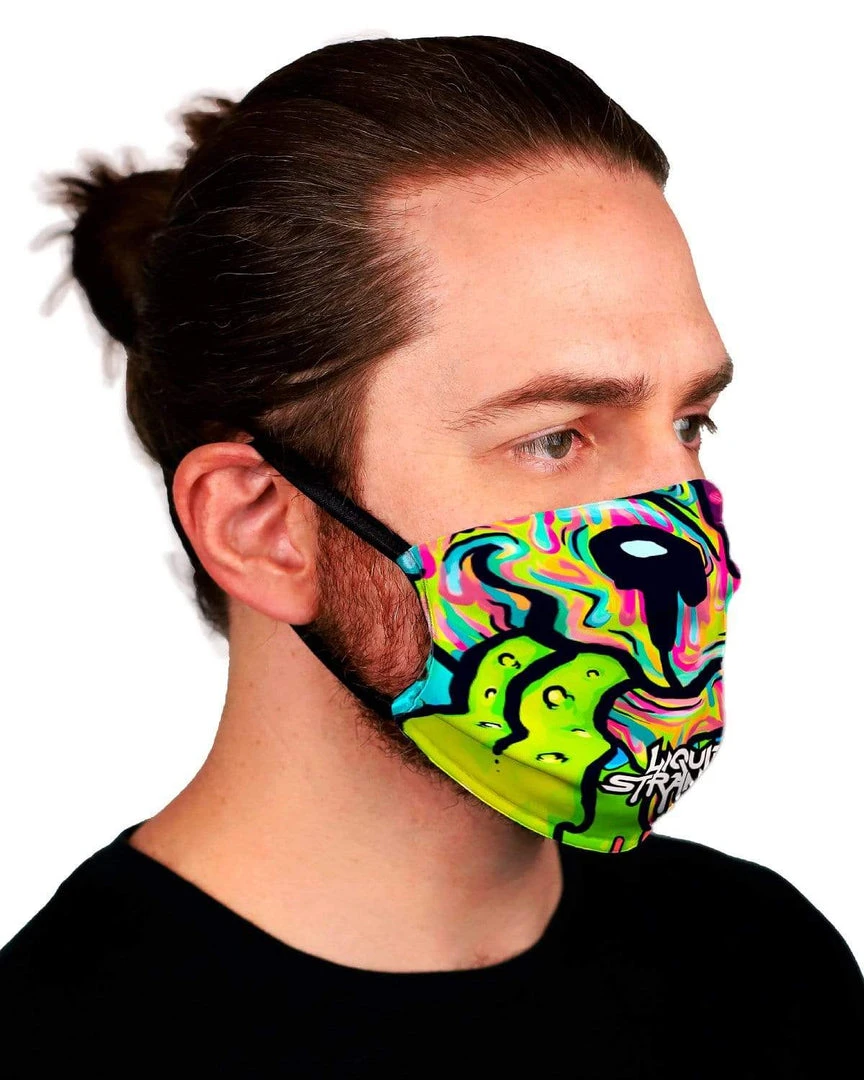 LIQUID STRANGER X SCUMMY BEARS - LAVA - FACE MASK ACCESSORIES 4 LIQUID STRANGER X SCUMMY BEARS - LAVA - FACE MASK ACCESSORIES