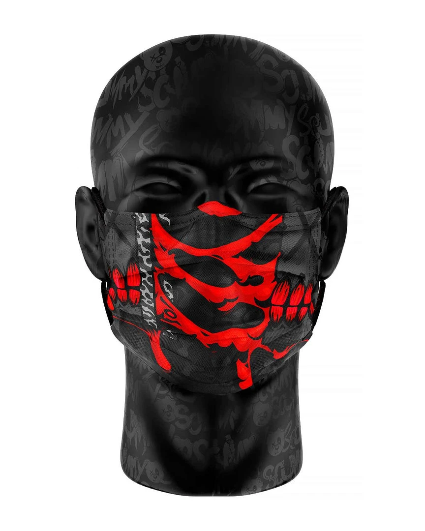 Scummy Bears MASKS OISHI - YUMMY YAKI CHIZU - FACE MASK 3 Scummy Bears MASKS OISHI - YUMMY YAKI CHIZU - FACE MASK