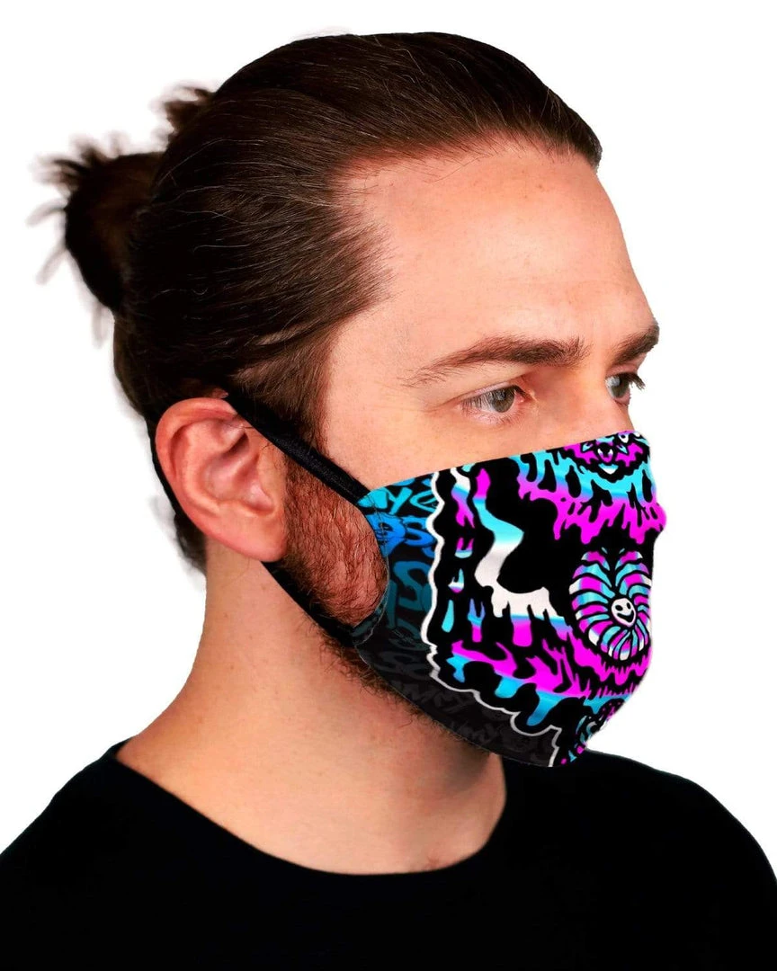 Scummy Bears SCUMMY CARES - MELTED DREAMS - FACE MASK 4 Scummy Bears SCUMMY CARES - MELTED DREAMS - FACE MASK