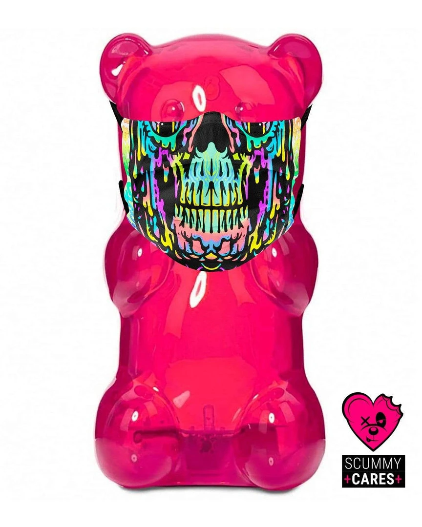 Scummy Bears ACCESSORIES SCUMMY CARES - UNICORN TWIST - FACE MASK 3 Scummy Bears ACCESSORIES SCUMMY CARES - UNICORN TWIST - FACE MASK