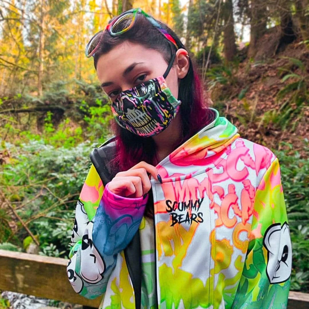 Scummy Bears ACCESSORIES SCUMMY CARES - UNICORN TWIST - FACE MASK 4 Scummy Bears ACCESSORIES SCUMMY CARES - UNICORN TWIST - FACE MASK