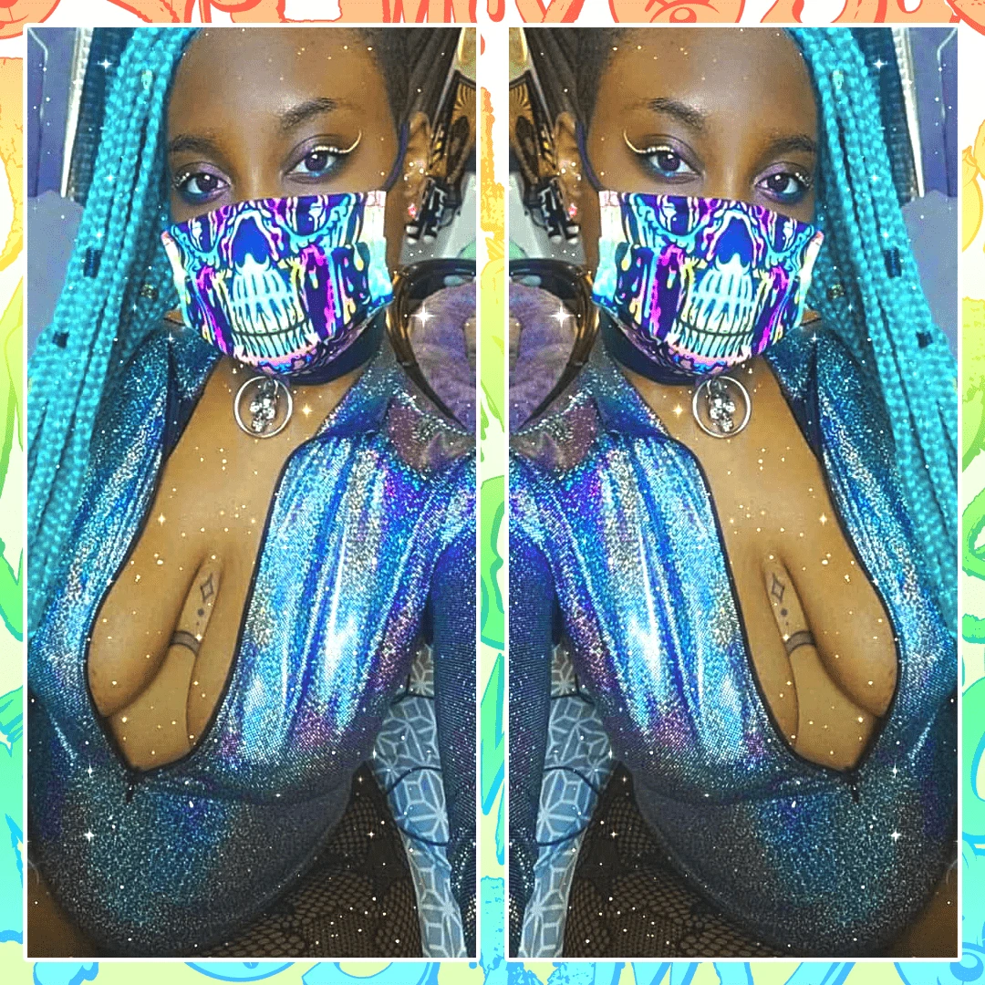 Scummy Bears ACCESSORIES SCUMMY CARES - UNICORN TWIST - FACE MASK 6 Scummy Bears ACCESSORIES SCUMMY CARES - UNICORN TWIST - FACE MASK