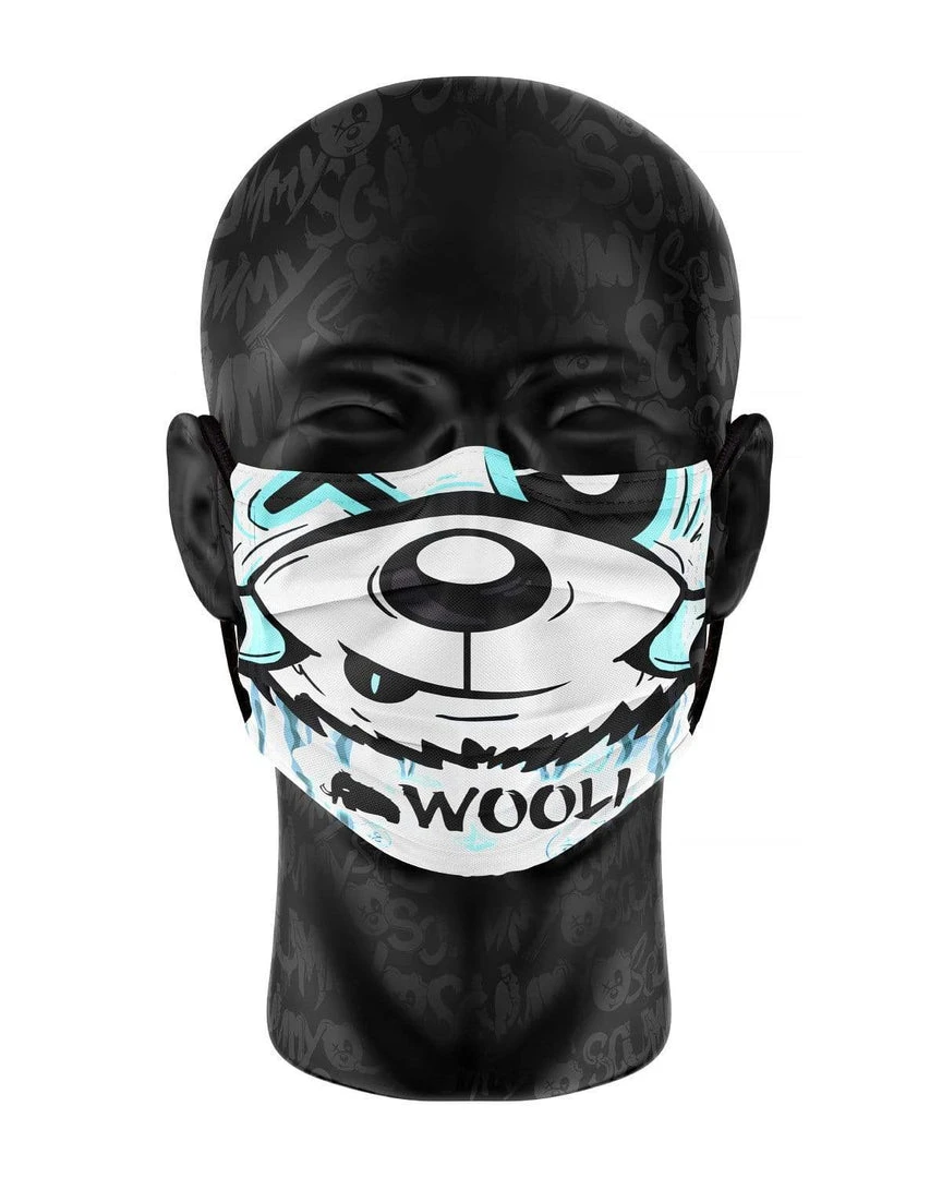 WOOLI X SCUMMY BEARS - CHILL OUT - FACE MASK ACCESSORIES 6 WOOLI X SCUMMY BEARS - CHILL OUT - FACE MASK ACCESSORIES