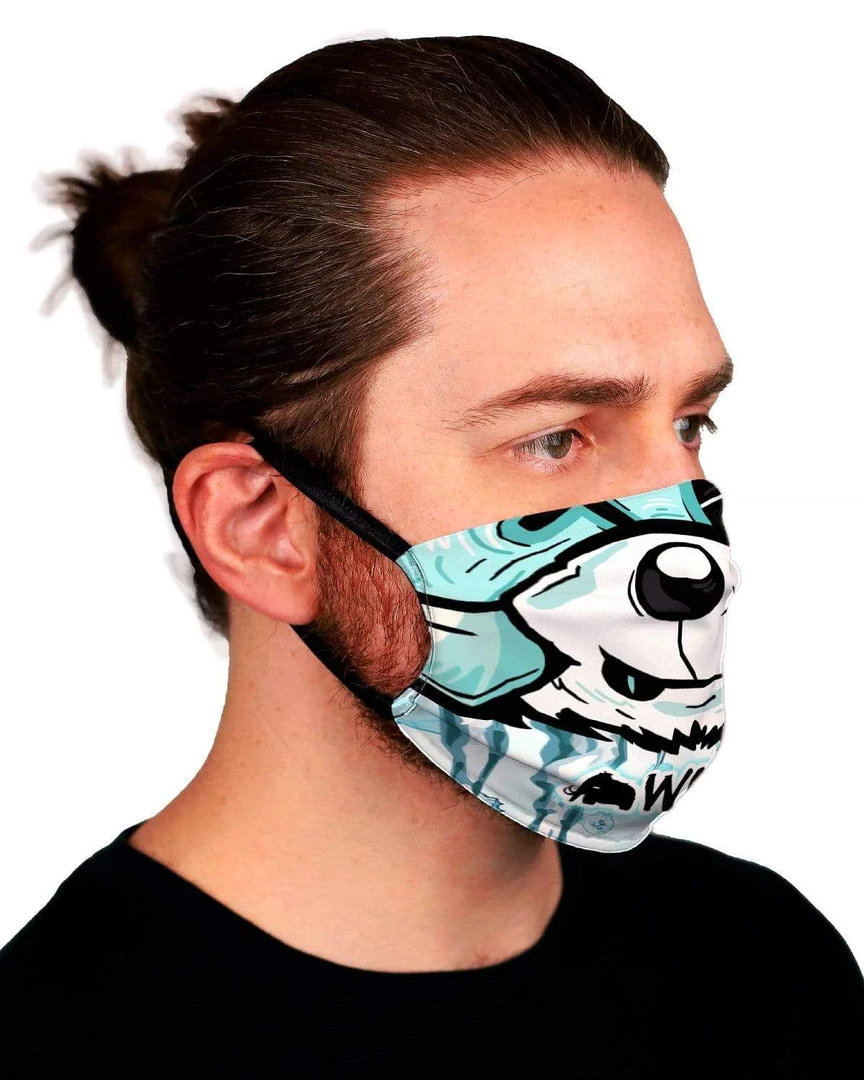 WOOLI X SCUMMY BEARS - CHILL OUT - FACE MASK ACCESSORIES 5 WOOLI X SCUMMY BEARS - CHILL OUT - FACE MASK ACCESSORIES