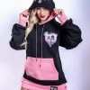 Scummy Bears GOTH AF - BRATTY BEAR - TWO-TONE HOODIE CLOTHES AND STUFF