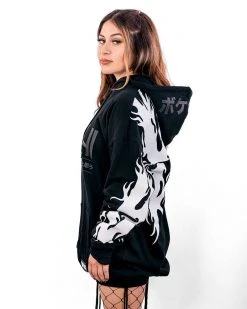 Scummy Bears OISHI - BEAR METAL OVER THE SHOULDER STREET HOODIE CLOTHES AND STUFF