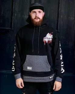 Scummy Bears CLOTHES AND STUFF OISHI - MANIC MILKSHAKE - TWO-TONE HOODIE