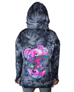 Scummy Bears OISHI - TWISTED TONKOTSU - TIE-DYE HOODIE