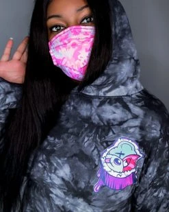 Scummy Bears OISHI - TWISTED TONKOTSU - TIE-DYE HOODIE