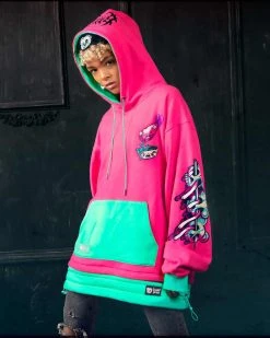 Scummy Bears CLOTHES AND STUFF OISHI - TWISTED TONKOTSU - TWO-TONE HOODIE