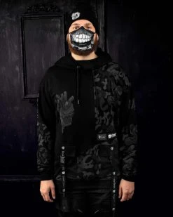 Scummy Bears CLOTHES AND STUFF OISHI - YUMMY YAKI CHIZU - GLAMOUFLAGE TECH HOODIE