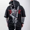 SULLIVAN KING X SCUMMY BEARS - SPINE COLLECTOR - SHORT SLEEVE TECH HOODIE CLOTHES AND STUFF