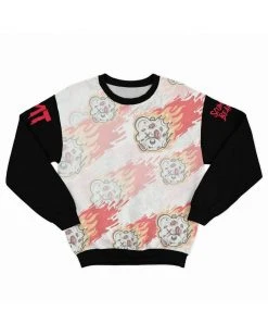 MIDNIGHT TYRANNOSAURUS X SCUMMY BEARS - FIRESTORM - CREW PULLOVER CLOTHES AND STUFF 9 MIDNIGHT TYRANNOSAURUS X SCUMMY BEARS - FIRESTORM - CREW PULLOVER CLOTHES AND STUFF