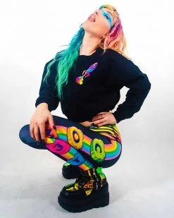 COM3T X SCUMMY BEARS - SPACE KANDI - CROP SWEATSHIRT TOPS 8 COM3T X SCUMMY BEARS - SPACE KANDI - CROP SWEATSHIRT TOPS