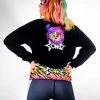 COM3T X SCUMMY BEARS - SPACE KANDI - CROP SWEATSHIRT TOPS