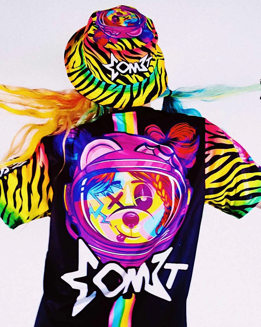 COM3T X SCUMMY BEARS - SPACE KANDI - BUCKET HAT 4 COM3T X SCUMMY BEARS - SPACE KANDI - BUCKET HAT
