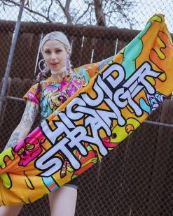 ACCESSORIES LIQUID STRANGER X SCUMMY BEARS - WEIRD & WONDERFUL - SOFT AF BLANKET