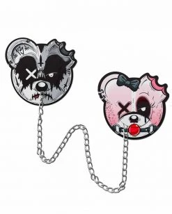 Scummy Bears FESTIVAL LOOKS BONDAGE BEARS (GOTH AF - W/ CHAIN) - PASTIES