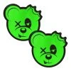 CLOTHES AND STUFF SCUMMY BEARS PASTEASE (NEON GREEN) 1 CLOTHES AND STUFF SCUMMY BEARS PASTEASE (NEON GREEN)