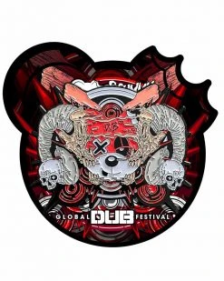 GLOBAL DUB FESTIVAL X SCUMMY BEARS - PIN ACCESSORIES